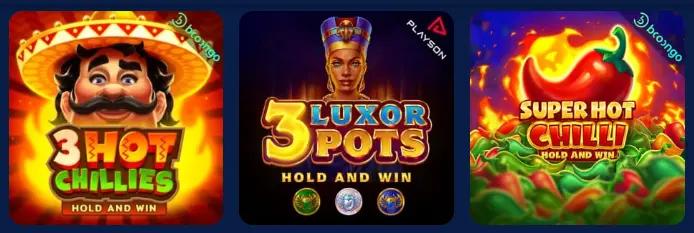 Schermafbeelding 1 van de spellenlobby van CarloSpin Casino